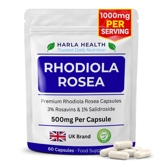 Rhodiola Rosea - 60 Capsules - 1000mg per Serving
