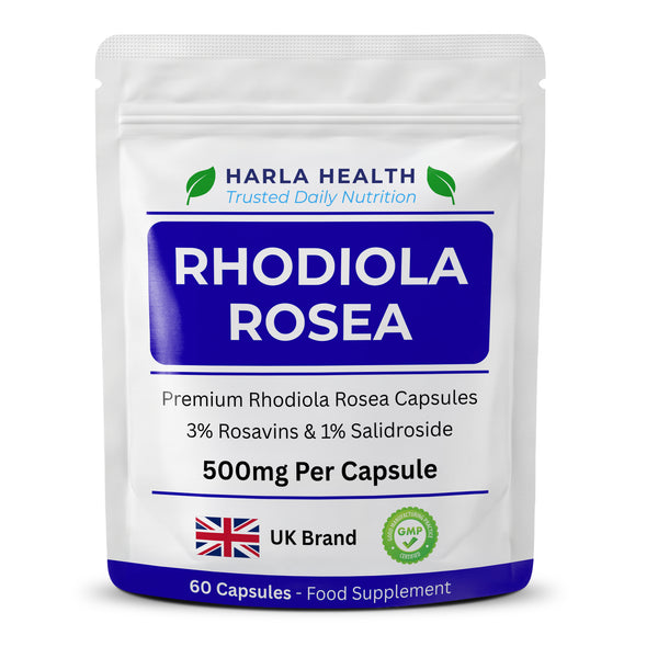 Rhodiola Rosea - 60 Capsules - 1000mg per Serving